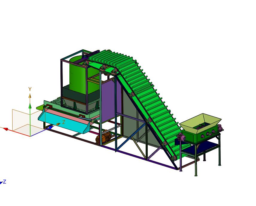 油葵去杂质憋粒精选机