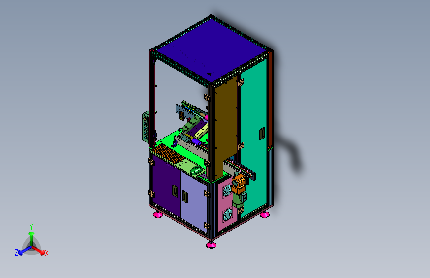 柱形零件用的辅助打标站