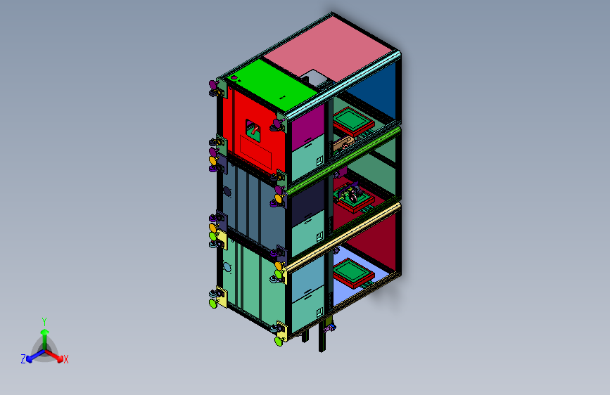 自动打扣贴标一体机