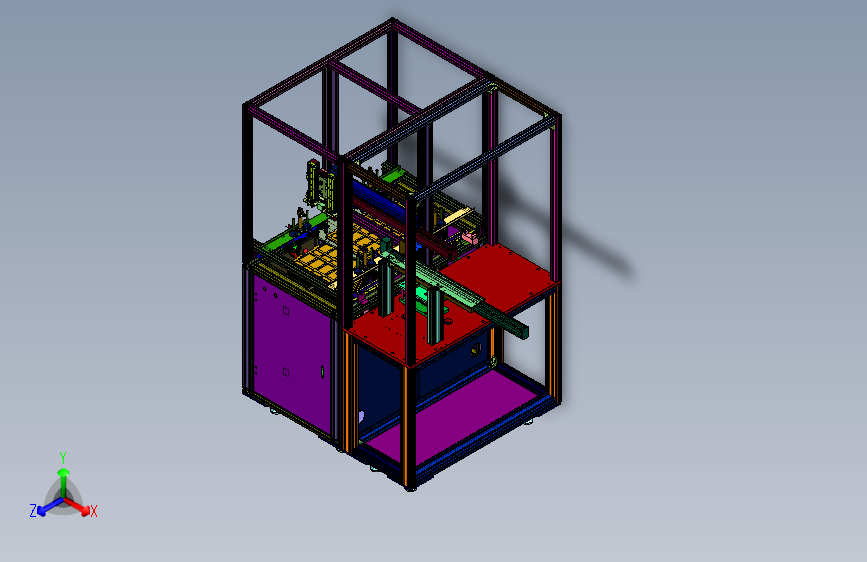 自动多层吸塑托盘取料机