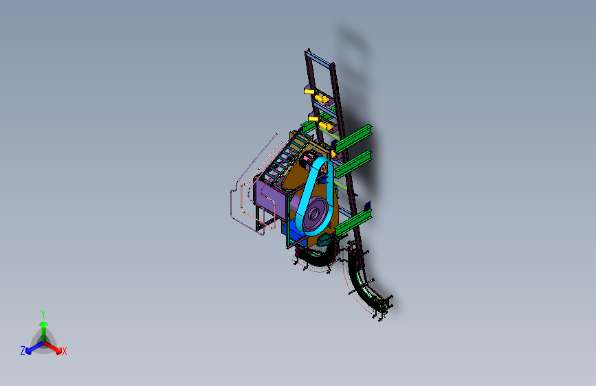 自动分类功能的砂石骨料生产用筛分装置