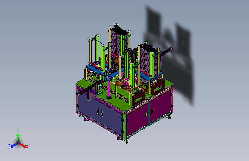 自动取料放料叠盘的设备