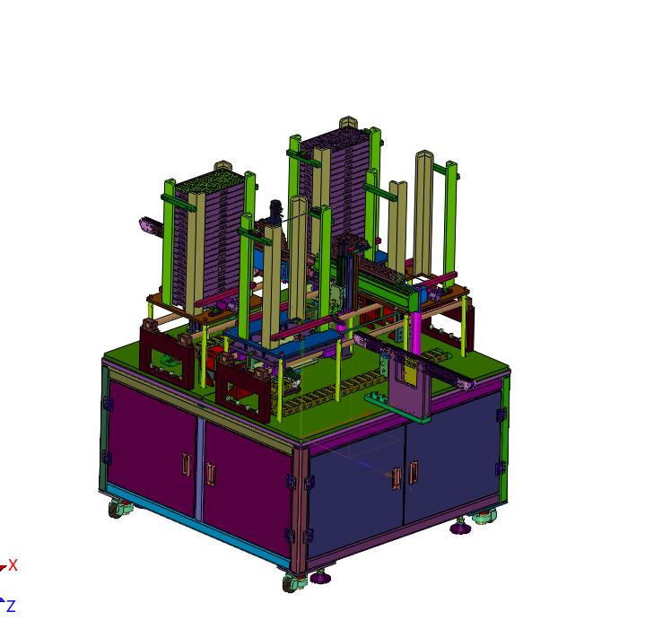 自动取料放料叠盘的设备