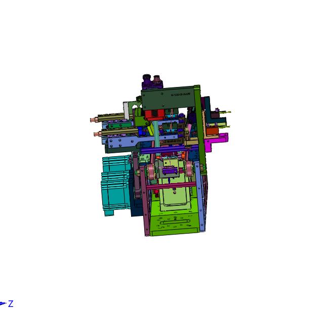 自动贴麦拉打标分段装置