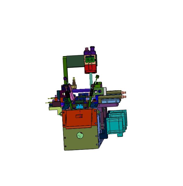 自动贴麦拉打标分段装置