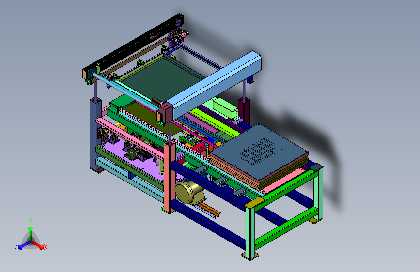 自动退料网版印刷机