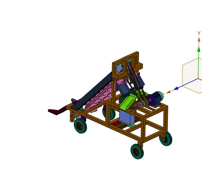 自走式朝天椒割倒机