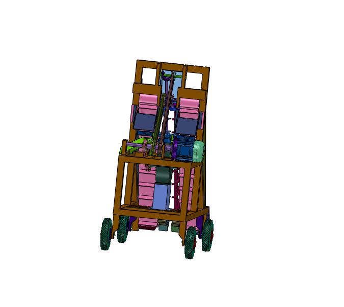 自走式朝天椒割倒机