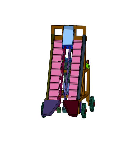 自走式朝天椒割倒机