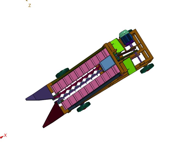 自走式朝天椒割倒机