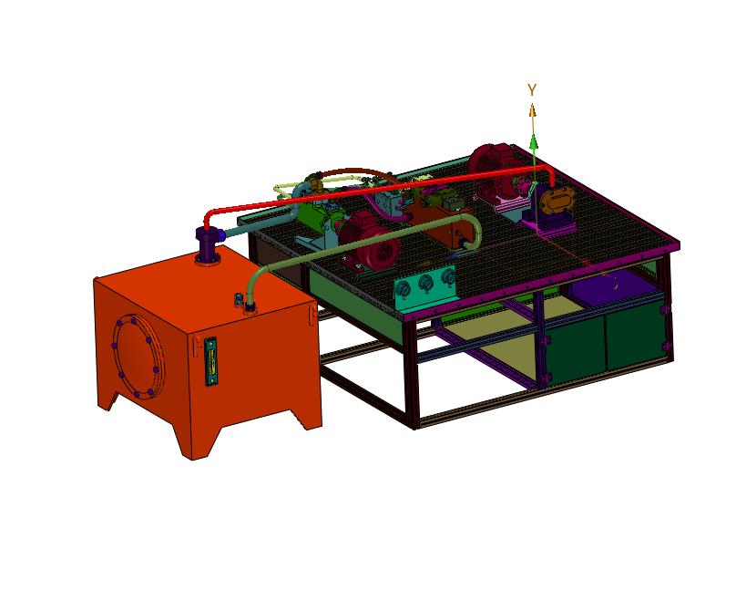 组态控制的液压实验系统