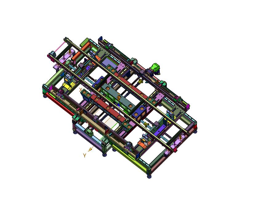 光伏组件自动线的智能装框机