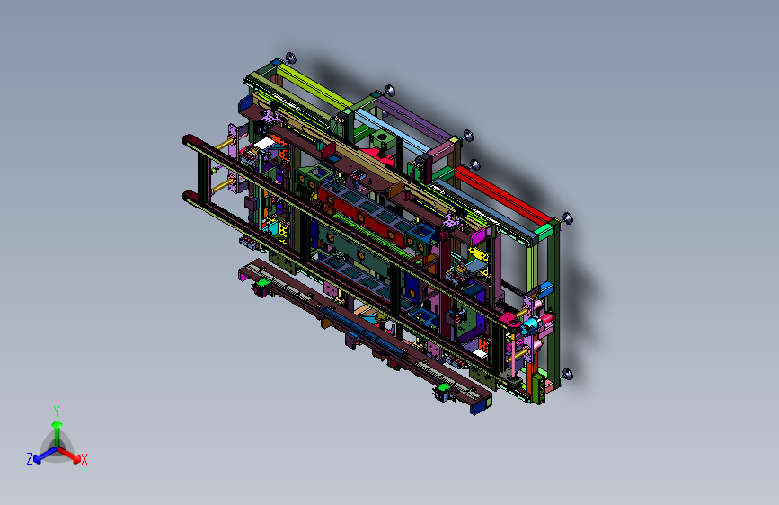 光伏组件自动线的智能装框机