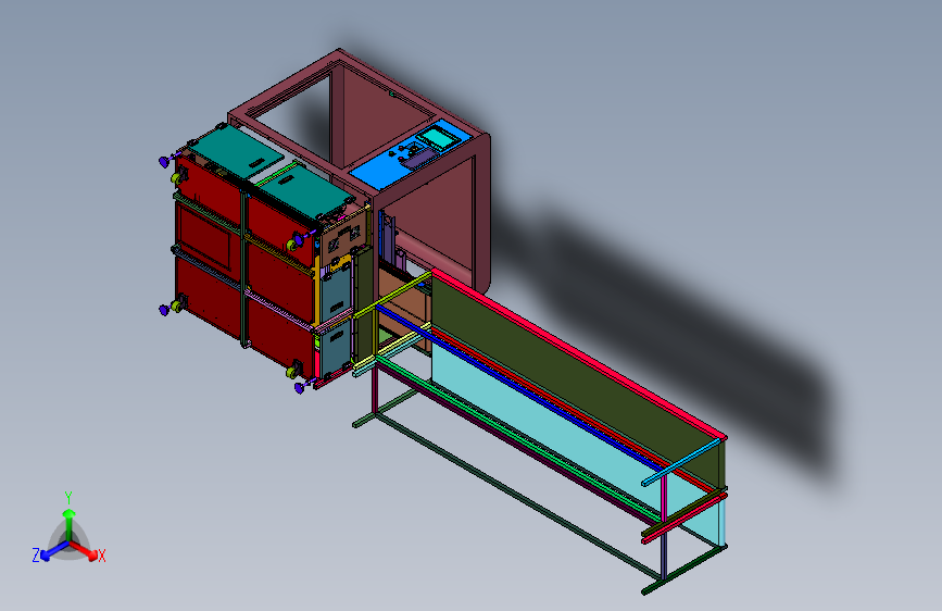 键盘底板的一体冲压成型机