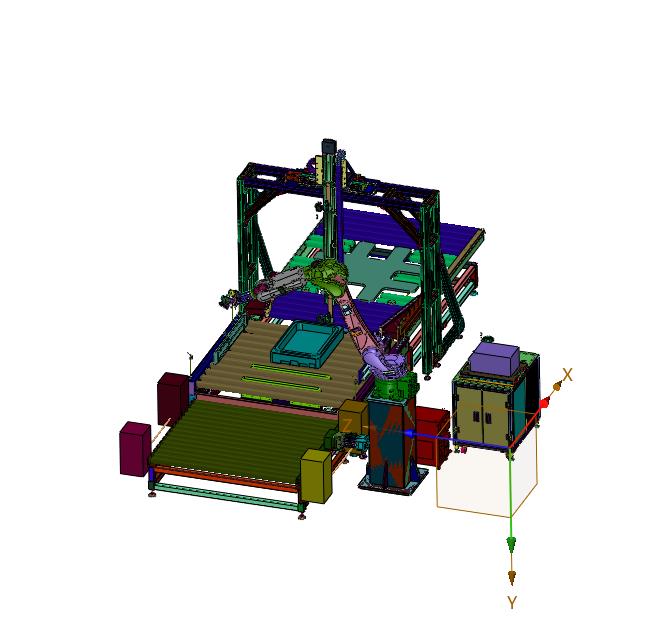 基于视觉引导的工业机器人盒子贴标系统