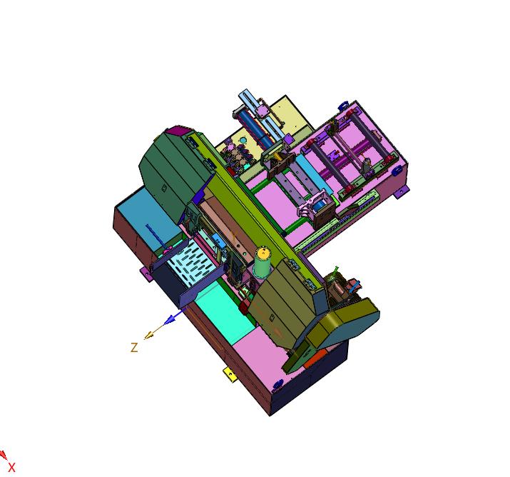 可调节金属带角度的金属带锯床