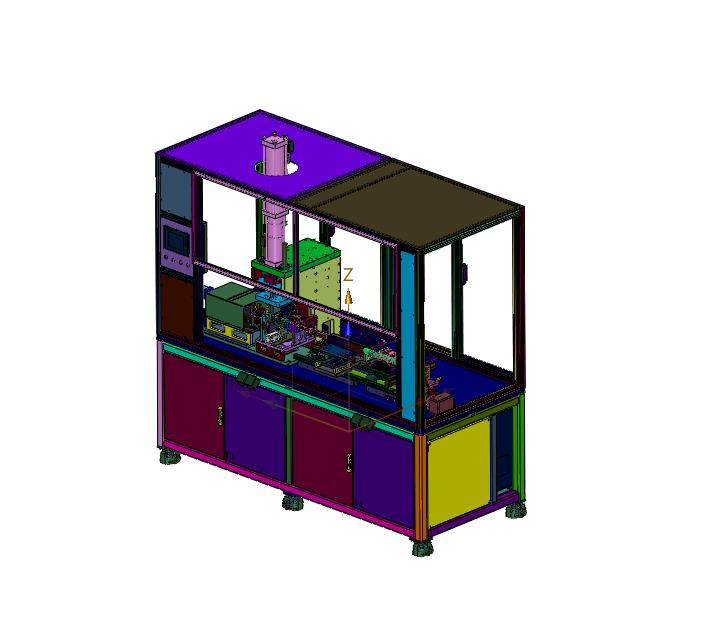 汽车尾门电动撑杆管件铆接装置