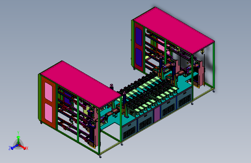 去PSG上下料联动系统