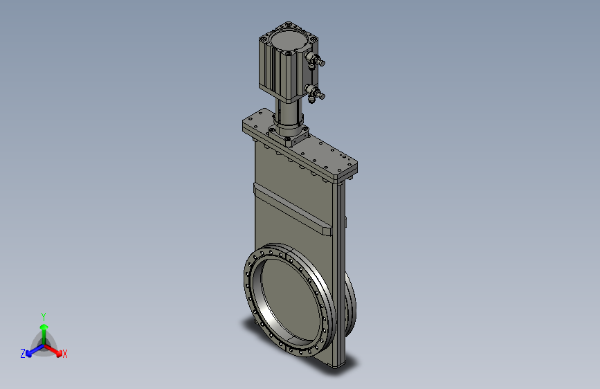 CF超高真空气动插板闸阀 CF200气动闸阀 --1844319--40