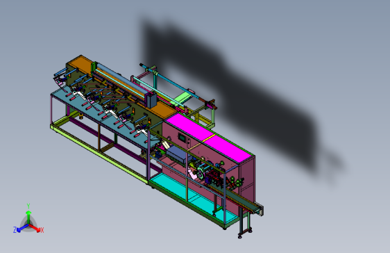 湿巾加工用连续自动打包设备