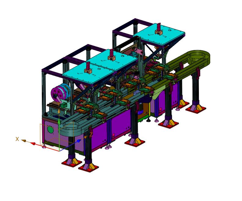 手机内置自动贴防护泡棉装置