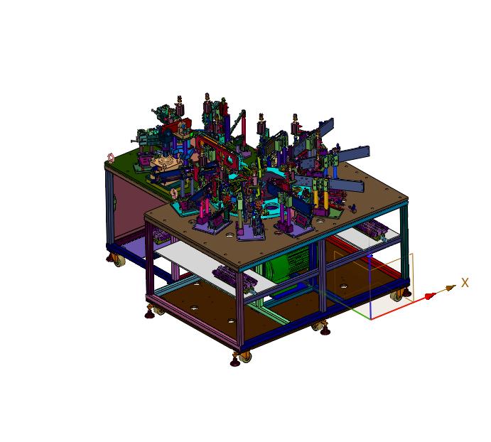 塑料齿轮箱多工序装配机