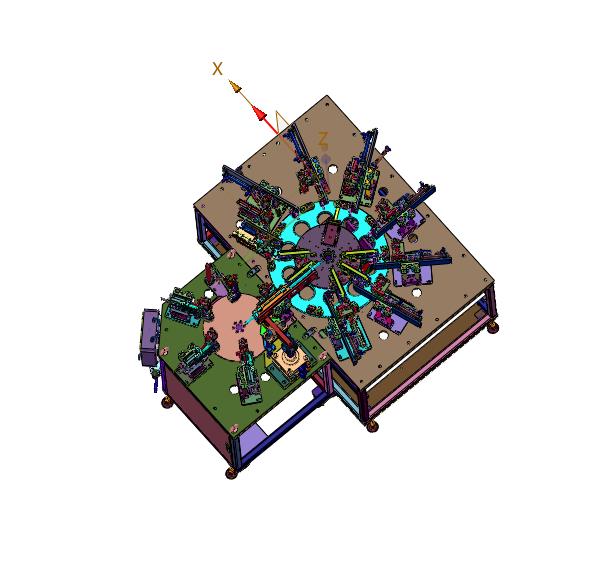 塑料齿轮箱多工序装配机