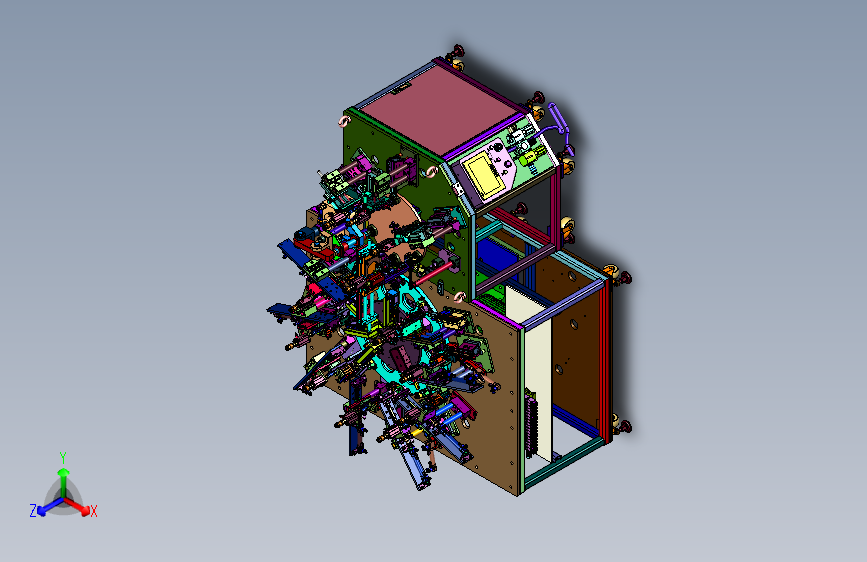 塑料齿轮箱多工序装配机
