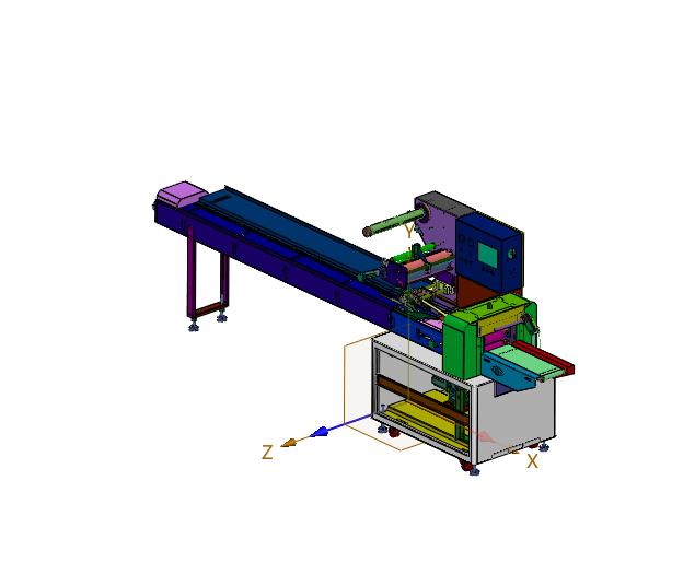早餐速冻食品枕式装袋打包机