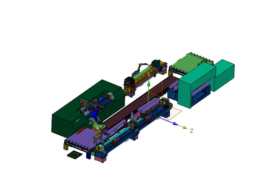 圆筒罐体的自动加工生产线