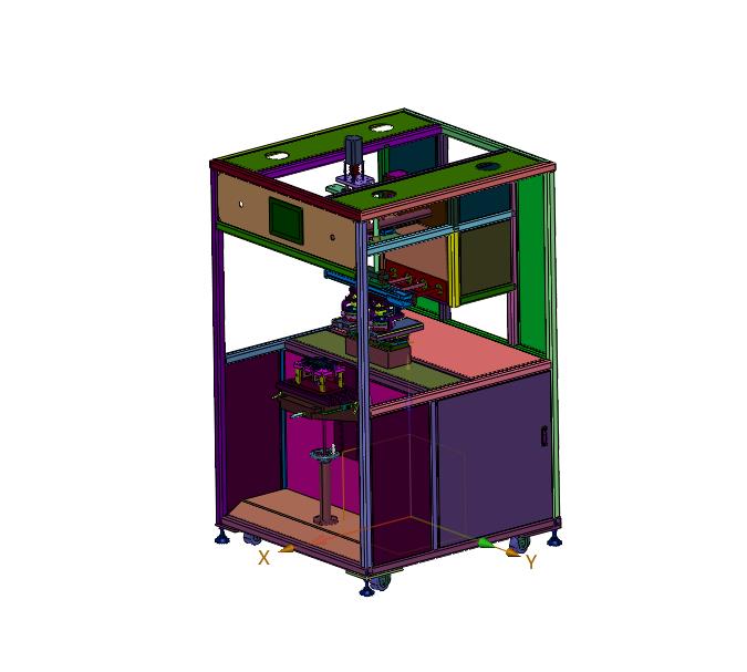自动下料多位移印机