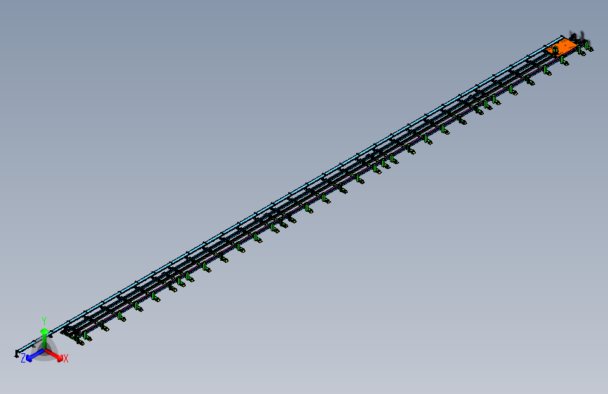 RGV带轨移动小车