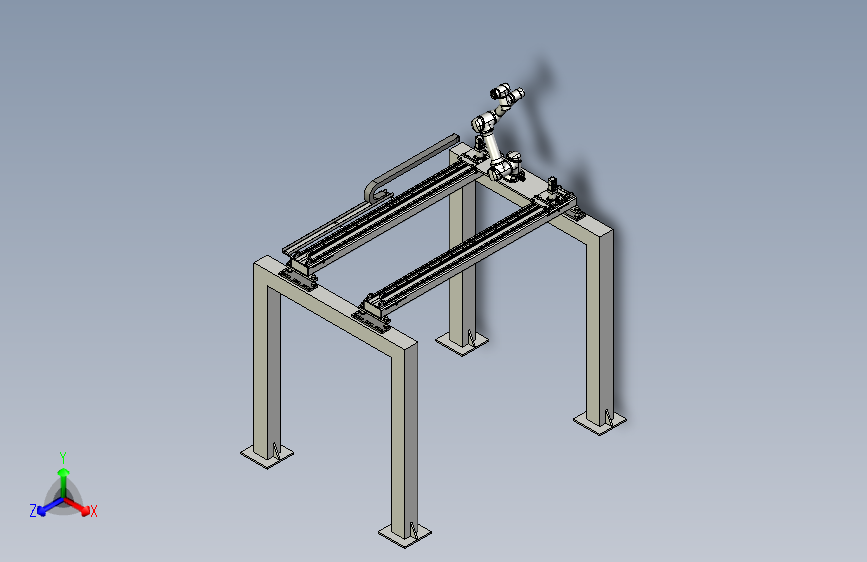 机器人正装轨道