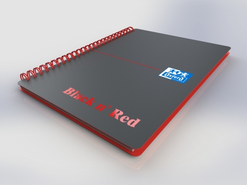 A0002353-笔记本 黑&红