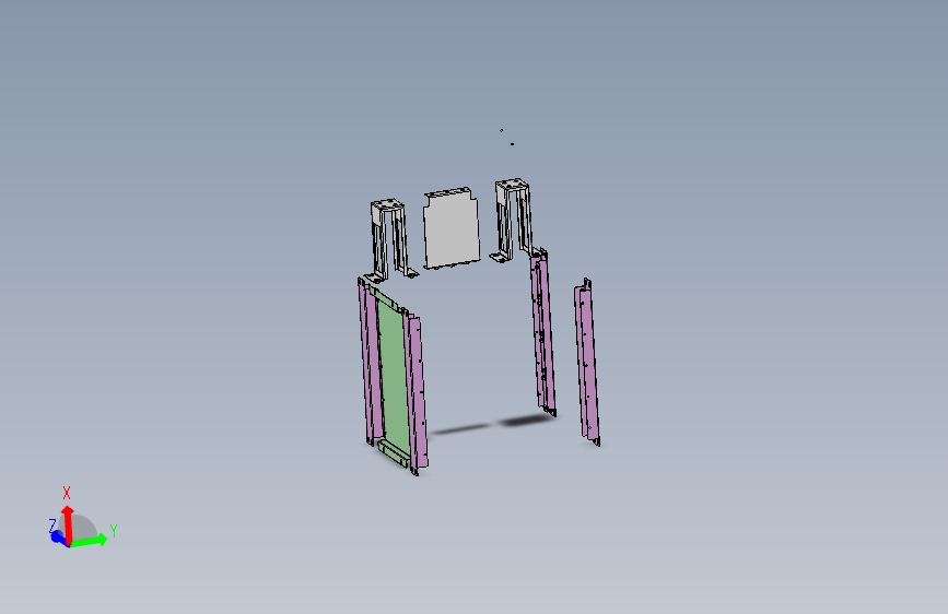电控柜、配电箱、钣金、42U非标网络机柜钣金机箱