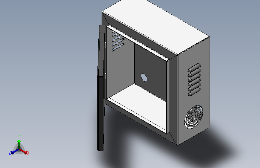 电控柜、配电箱、钣金、190x190x80钣金机箱