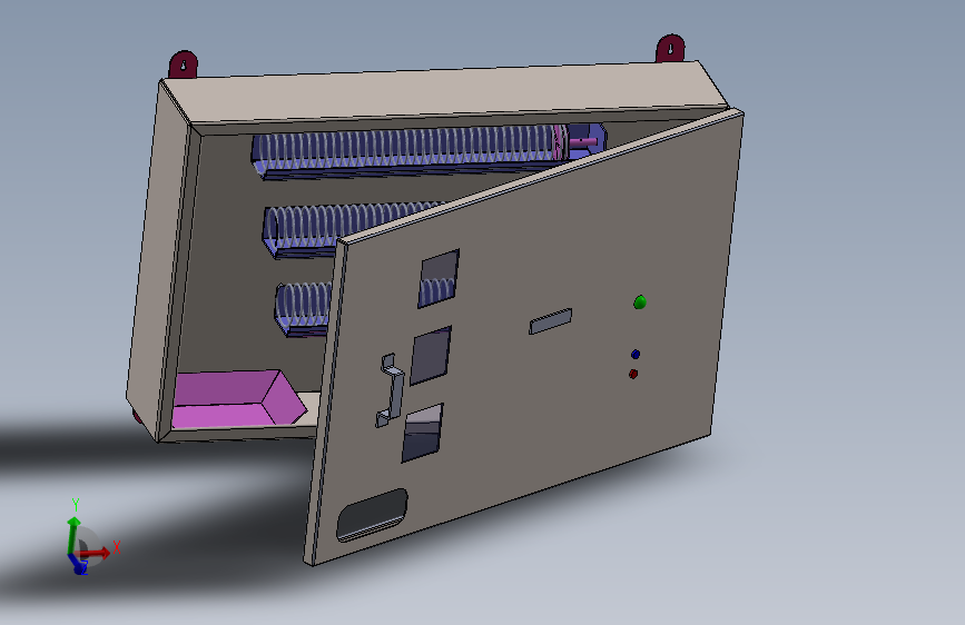 电控柜、配电箱、钣金、500x800x150钣金机箱