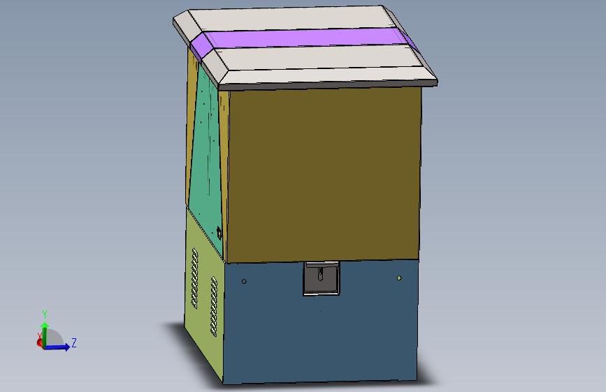 电控柜、配电箱、钣金、740x600x1000电缆分支箱钣金机箱