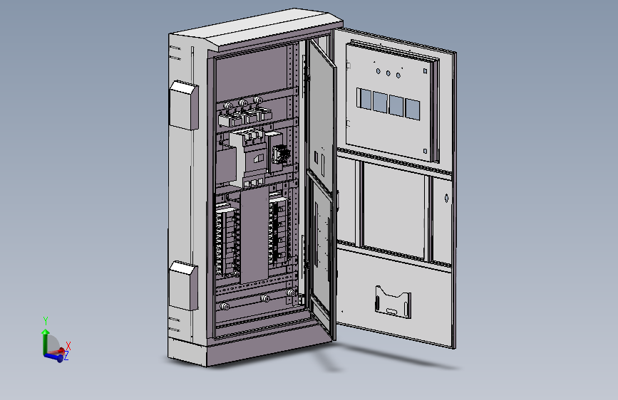 电控柜、配电箱、钣金、T800x350x1600钣金机箱
