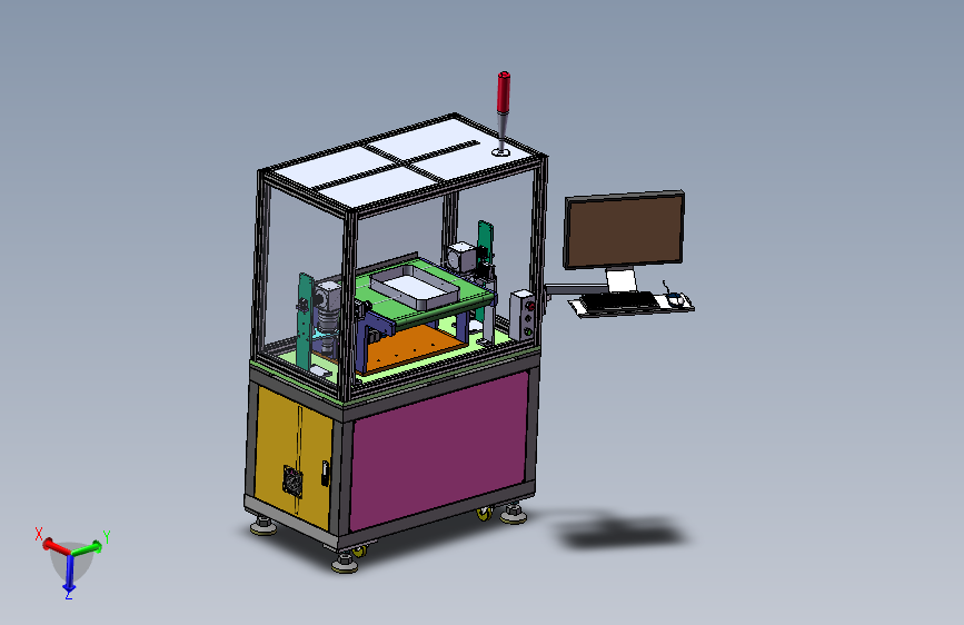 电池盒侧边输送带检测机