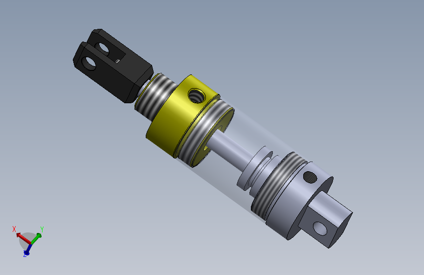 圆形气动缸40x12x28毫米