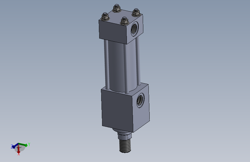 横拉杆液压缸（缓冲）25x18x42毫米