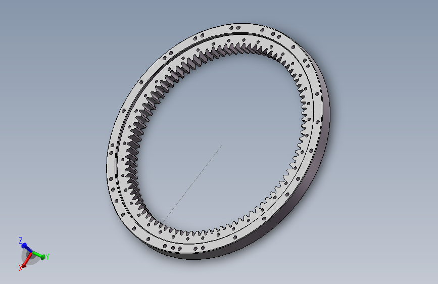 11吨履带运输车 内齿式回转支承  内圈 90齿  模数10