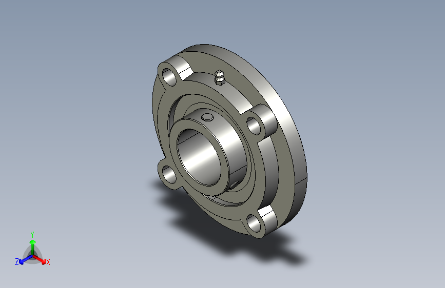 带凸台圆形座轴承_UCFC型 GB_T7810-1995_UCFC210