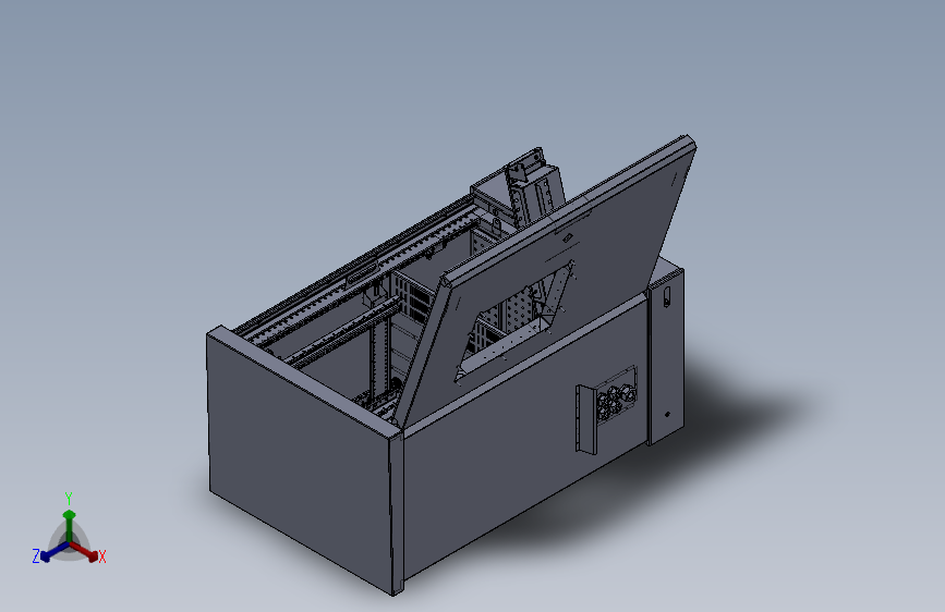 电控柜、配电箱、钣金、带有冷却系统的控制柜