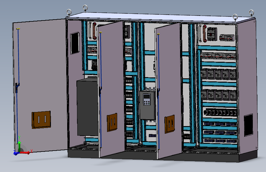 电控柜、配电箱、钣金、仿威图柜组装变频器接触器
