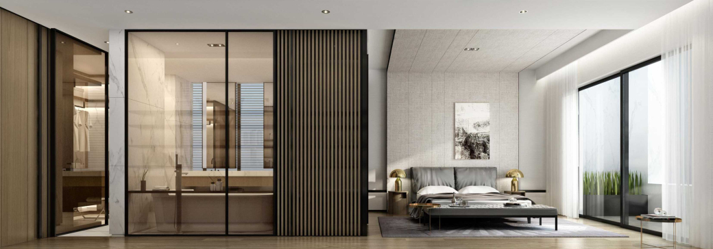 17.现代-融创中原壹号院CAD施工图+效果图