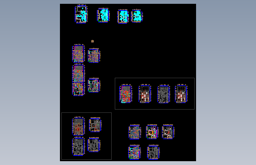 35.新中式-CAD施工图+效果图