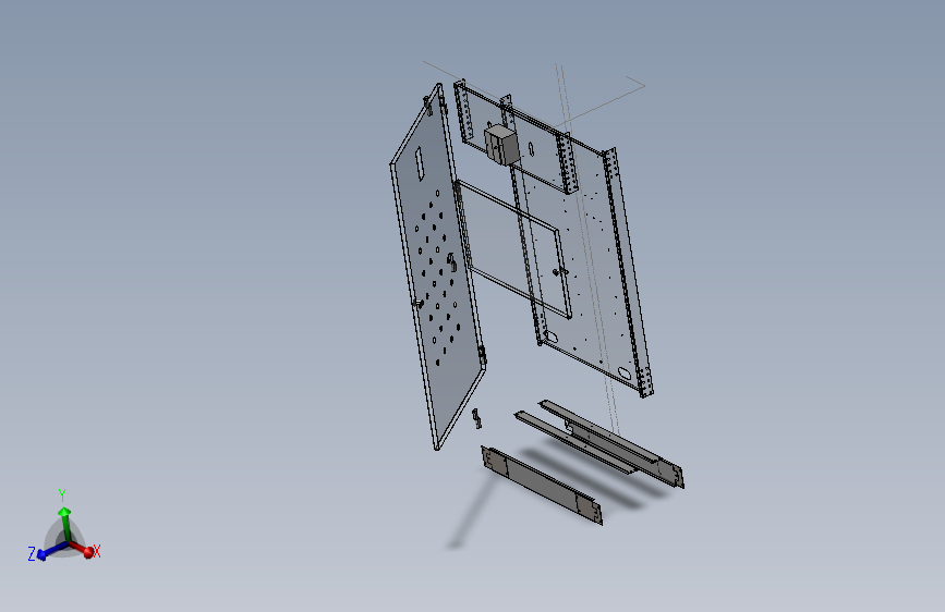 电控柜、配电箱、钣金、靠墙户外电控柜