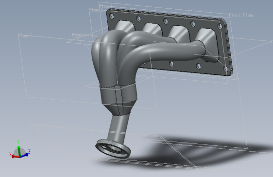 排气管、烟筒(126)